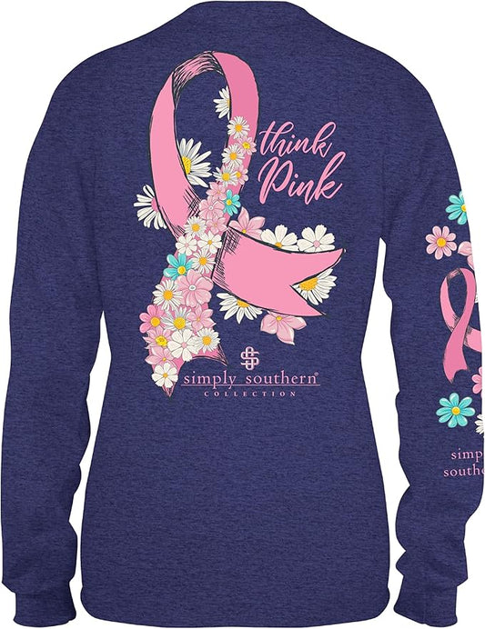 Simply Southern Long Sleeve - Think Pink